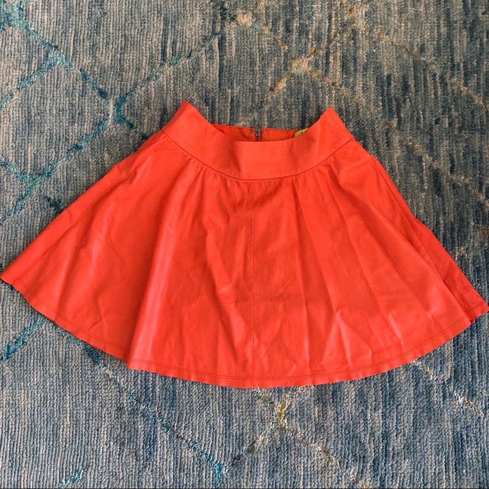 Alice + Olivia leather skirt